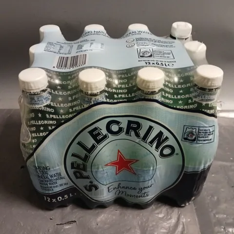 12 0.5L S.PELEGRINO SPARKLING MINERAL WATER - COLLECTION ONLY