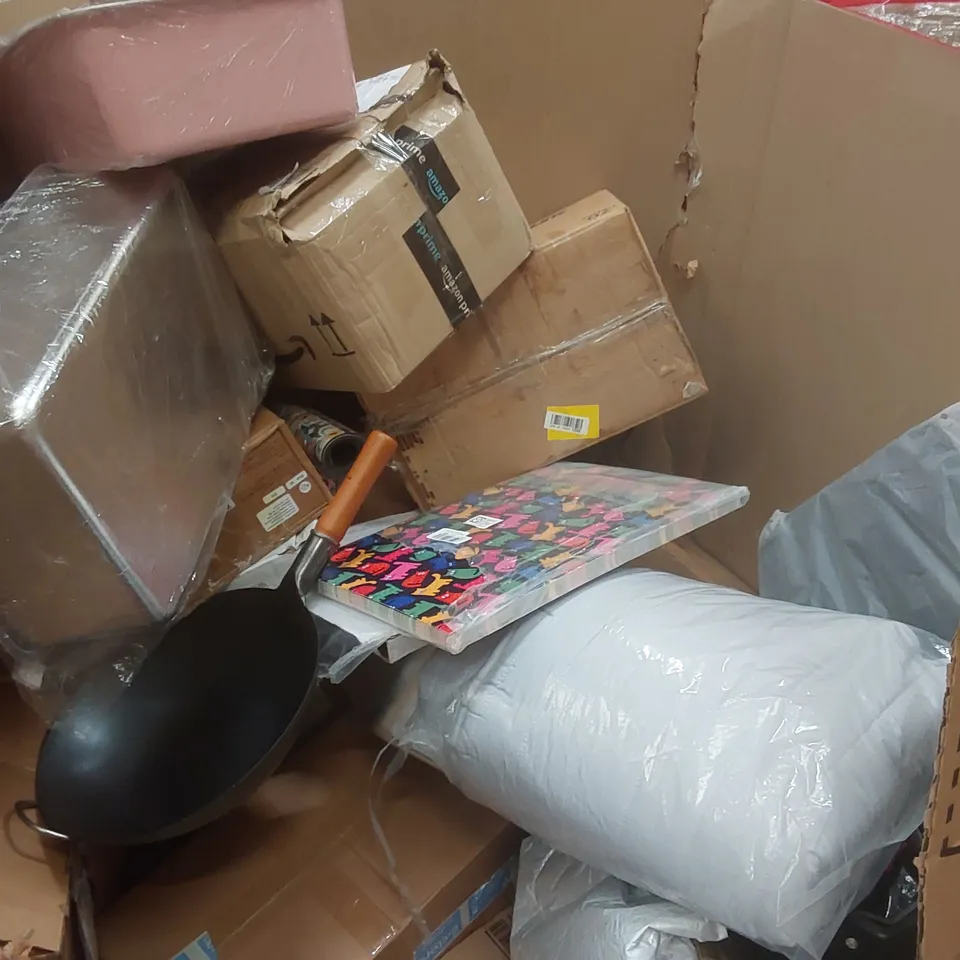 PALLET CONTAINING A LARGE QUANTITY OF ASSORTED ITEMS INCLUDING: BABY UPSEAT, BABY FITNESS BLANKET, BABY PLAY MAT, WATER TABLE, MEMORY FOAM MATTRESS TOPPER ECT