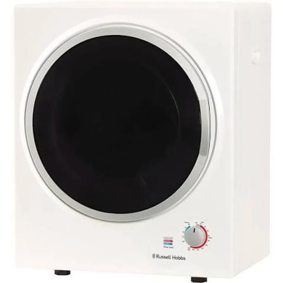 RUSSELL HOBBS RH3VTD800 WHITE 2.5KG COMPACT MINI VENTED TUMBLE DRYER
