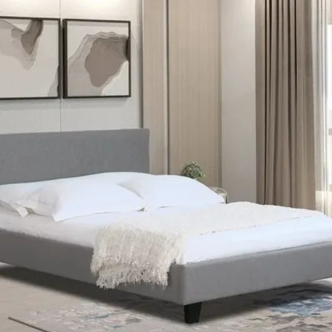 BOXED PRADO FABRIC BED FRAME (2BOXES)