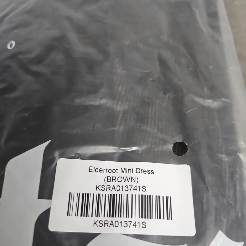 KILLSTAR ELDERROOT MINI DRESS – BROWN, UK SIZE S
