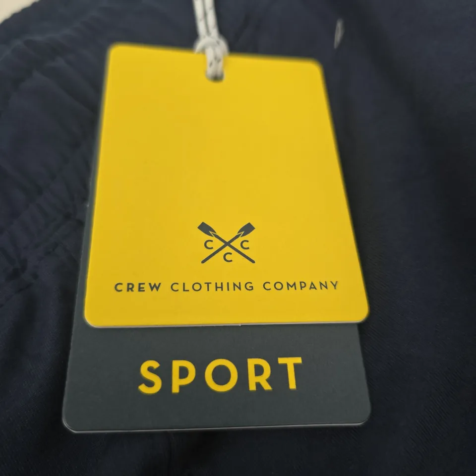 CREW CLOTHING COMPANY SPORT NAVY RELAXED ACTIVE TROUSER – XL