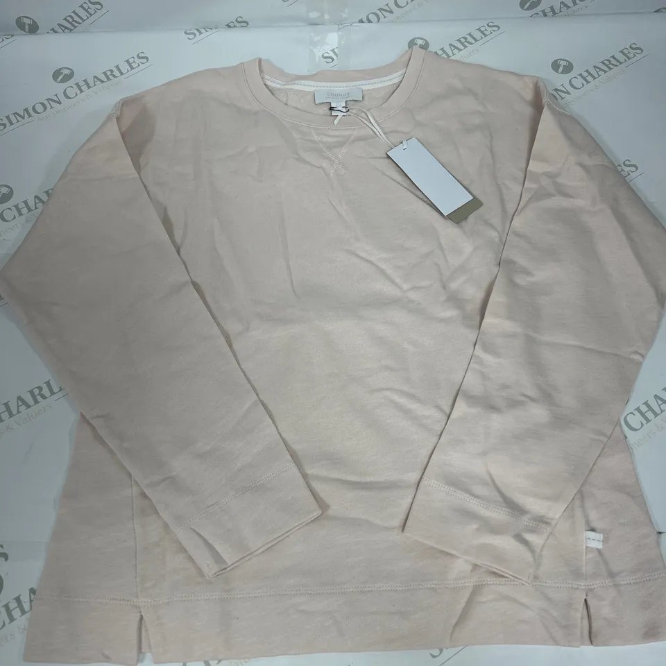 THE WHITE COMPANY LOUNGE SWEATER IN DUSTY PINK SIZE SMALL
