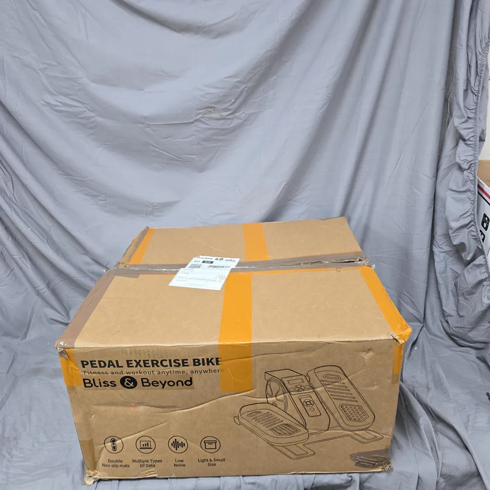 BLISS & BEYOND PEDAL EXERCISE BIKE – BOXED