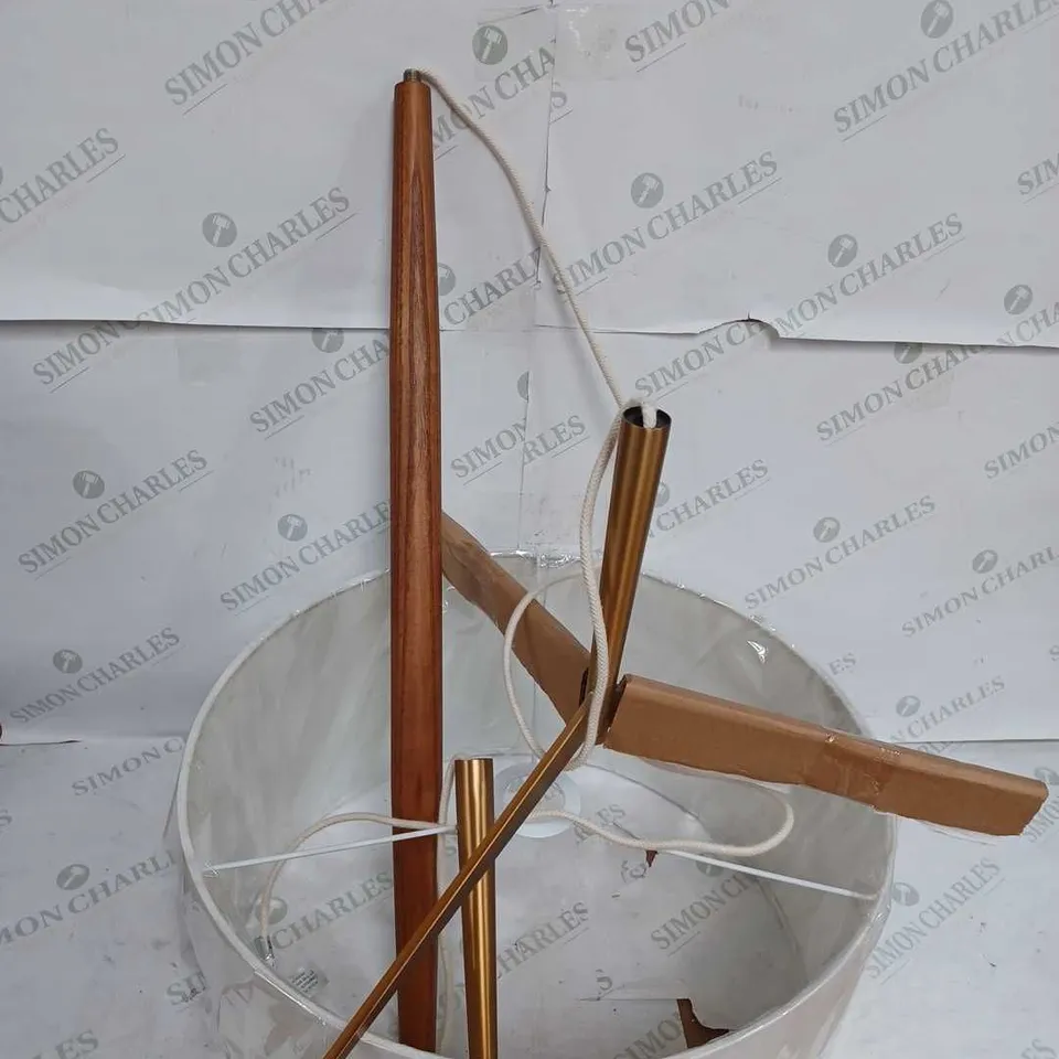JOHN LEWIS SPINDLE FLOOR LAMP 