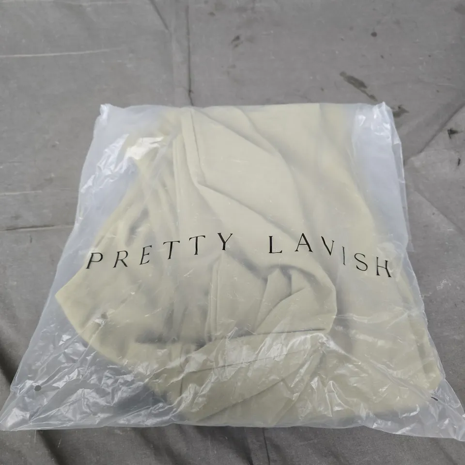 PRETTY LAVISH AMELIA CREPE MAXI BRIDESMAID DRESS – OLIVE, UK SIZE 10