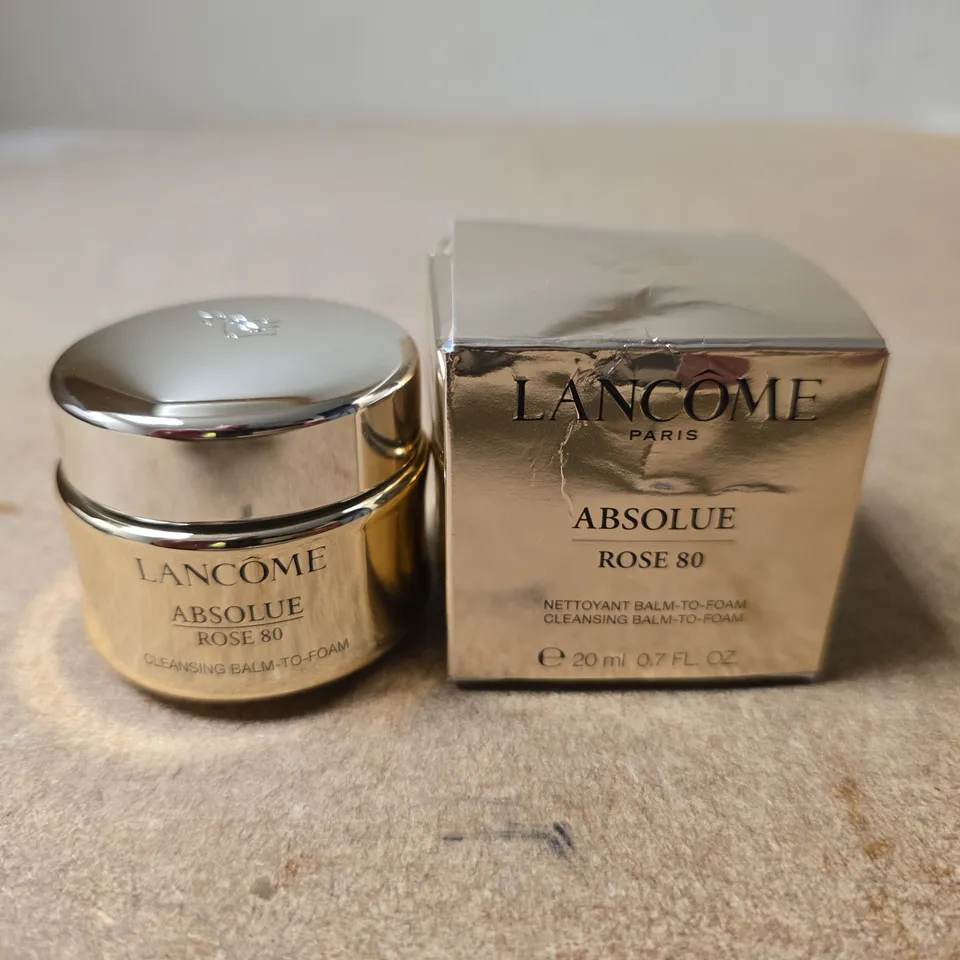 LANCÔME ABSOLUE ROSE 80 CLEANSING BALM-TO-FOAM, 20 ML