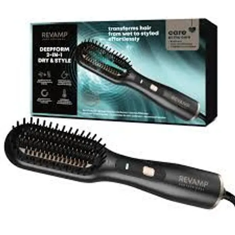BOXED REVAMP DEEPFORM 2-IN-1 DRY & STYLE HOT AIR STYLER