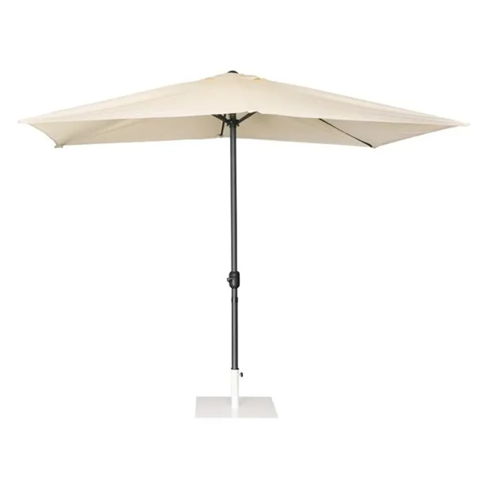 BOXED BOLERO SEVILLE RECTANGULAR PARASOL 2M X 3M CREAM