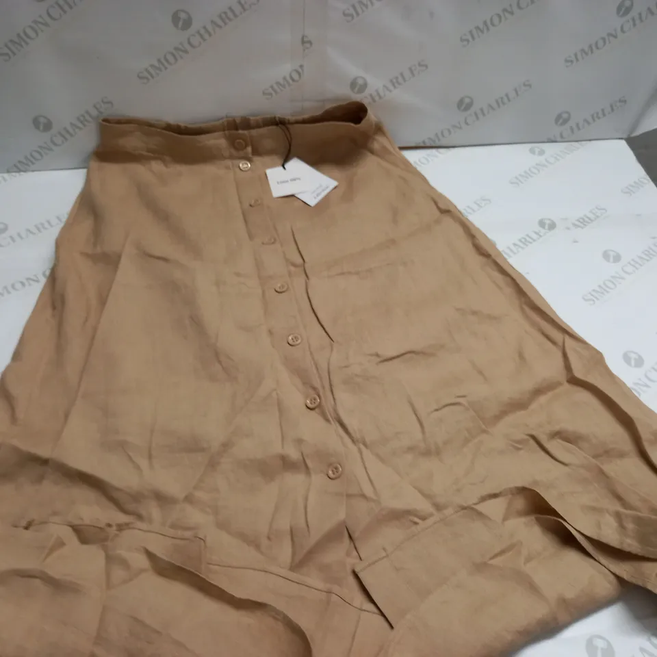 & OTHER STORIES 100% LINEN SKIRT IN NATURAL - EUR 40