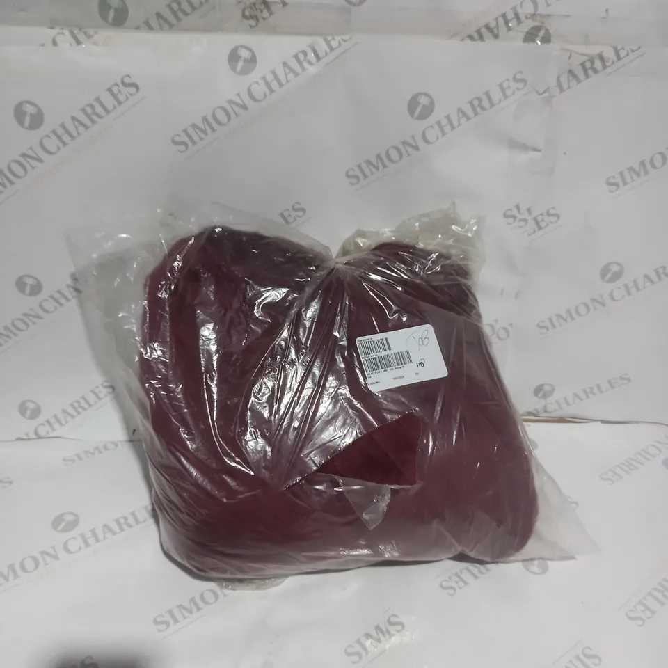 BOXED COZEE HOME VELVETSOFT HEATED THROW IN SHIRAZ WINE