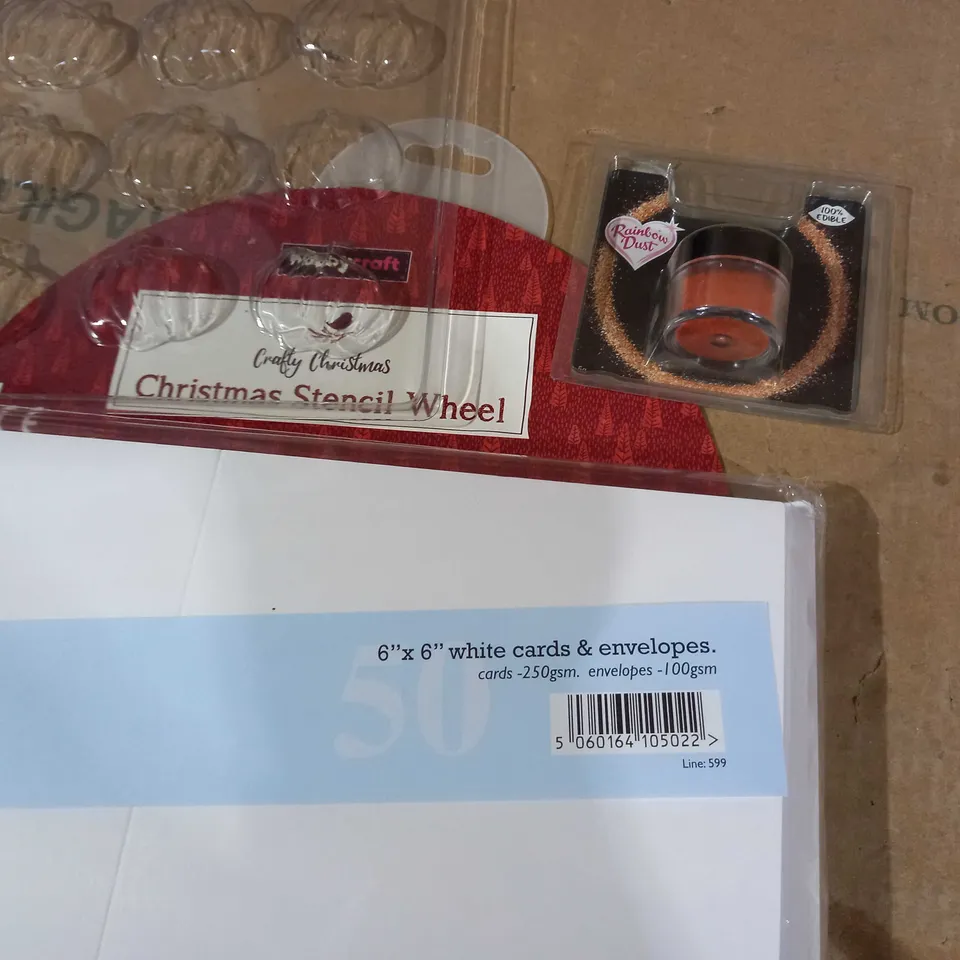 HOBBYCRAFT ASSORTED CRAFT ITEMS 