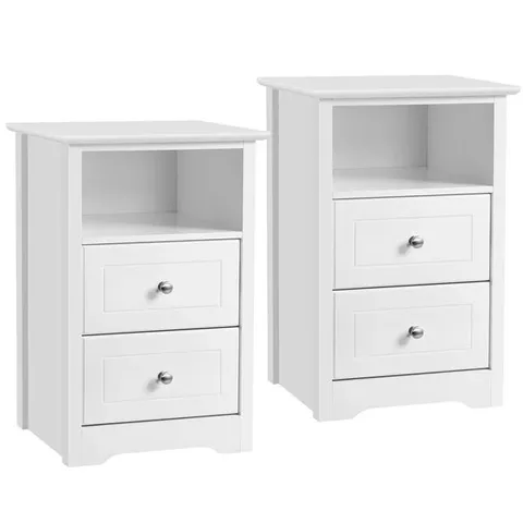 BOXED YAHEETECH SET OF 2 SIDE TABLES NIGHTSTANDS SIDE TABLES END TABLE NIGHTSTAND