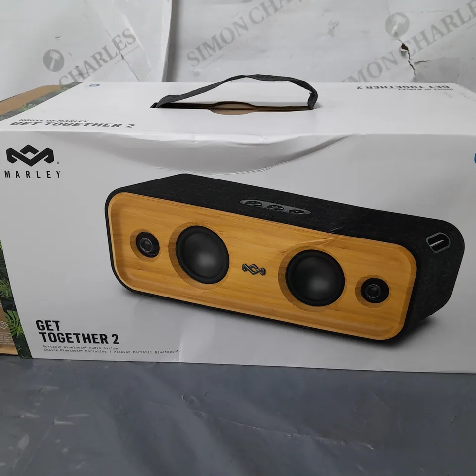 MARLEY GET TOGETHER 2 PORTABLE BLUETOOTH AUDIO SYSTEM