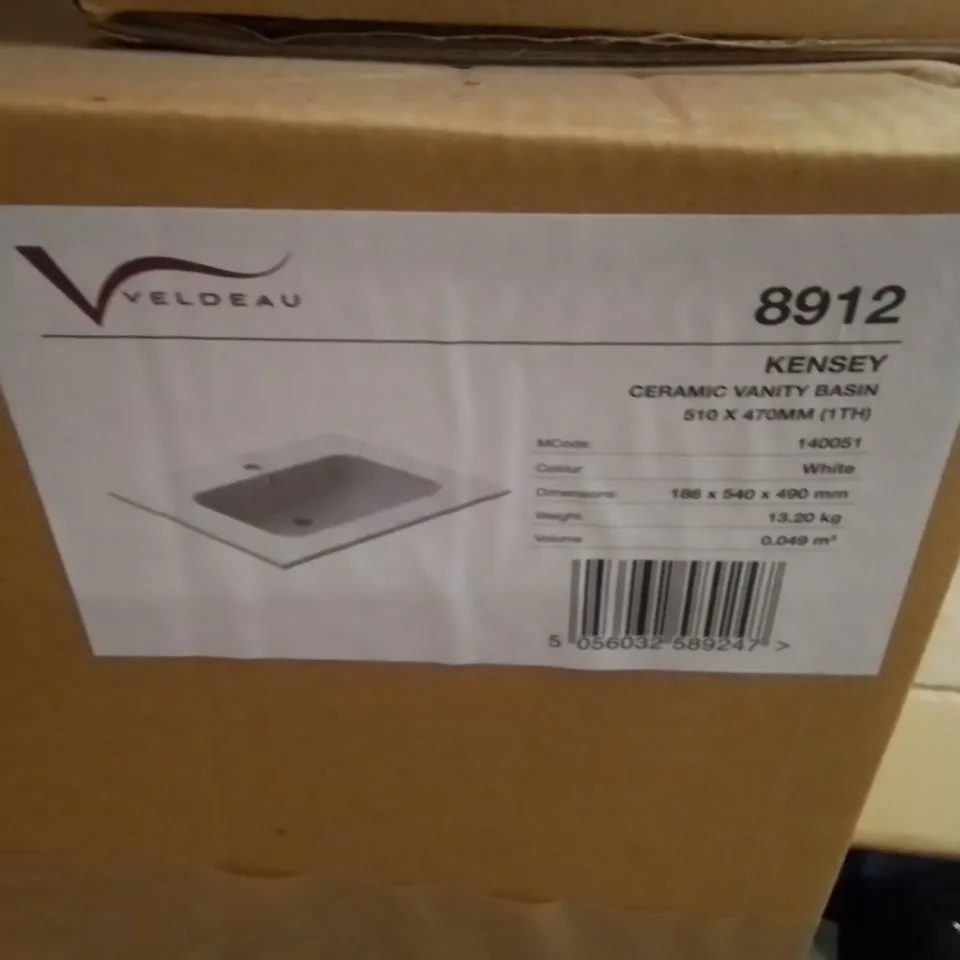 PALLET TO CONTAIN A LARGE ASSORTMENT OF BATHROOM VANITY BASINS