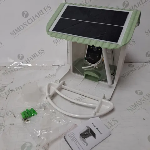 SOLAR SMART AI RECOGNITION BIRD FEEDER WITH VIDEO CAMERA