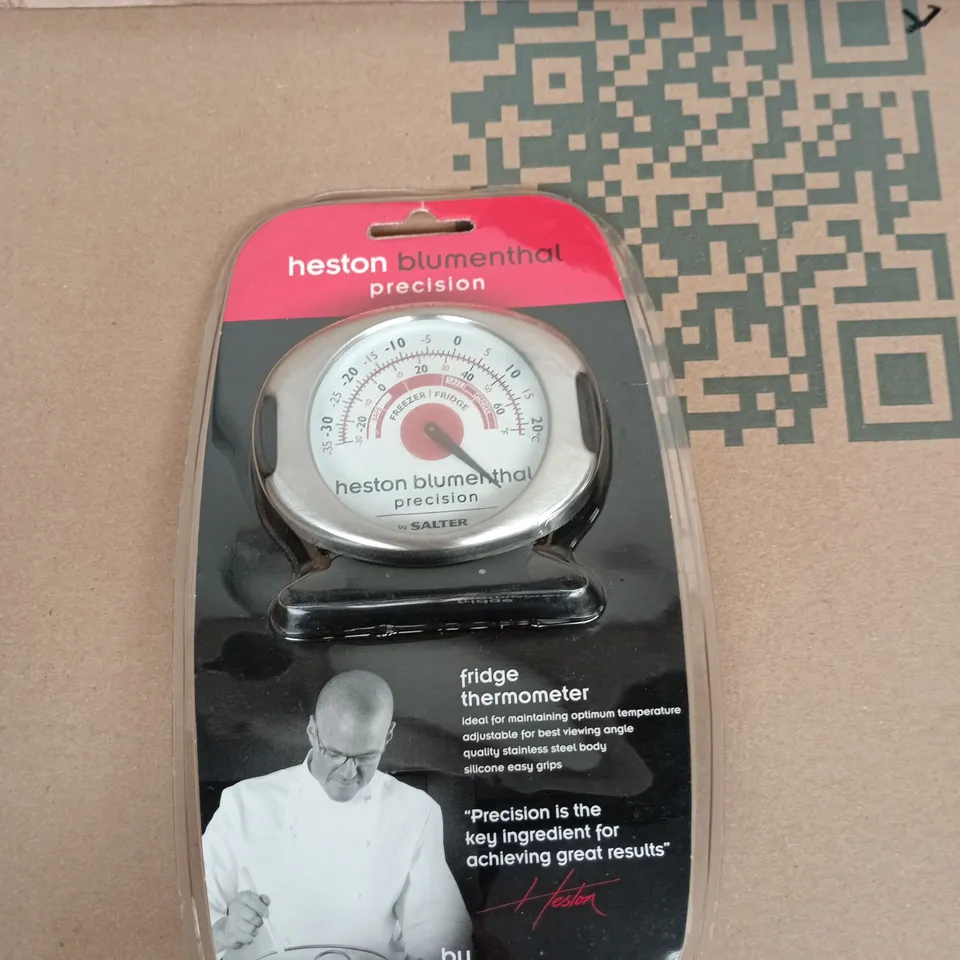 HESTON BLUMENTHAL PRECISION FRIDGE THERMOMETER BY SALTER
