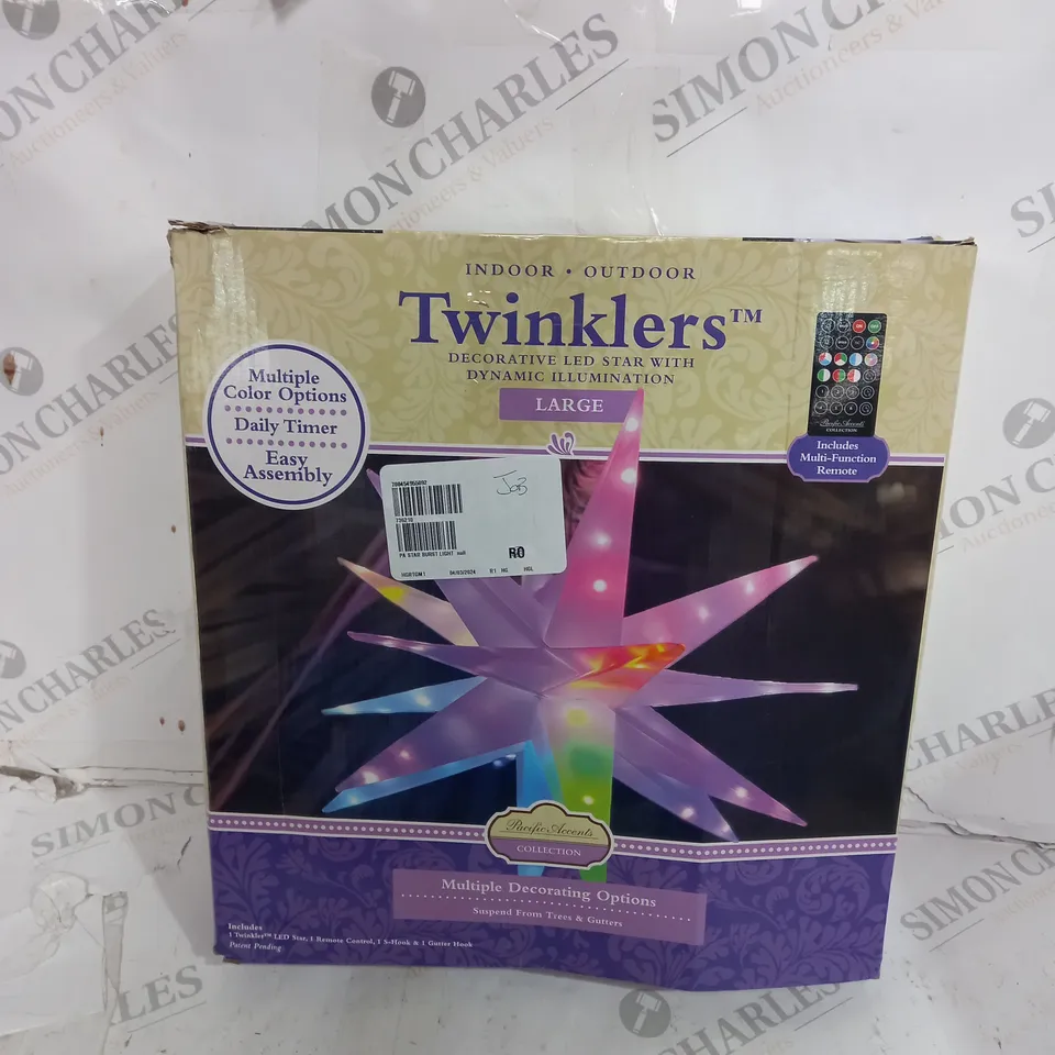 BOXED PACIFIC ACCENTS STAR BURST LIGHT