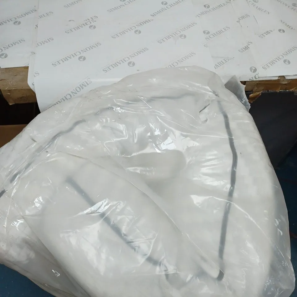 WHITE MATTRESS SIZE UNSPECIFIED - COLLECTION ONLY 