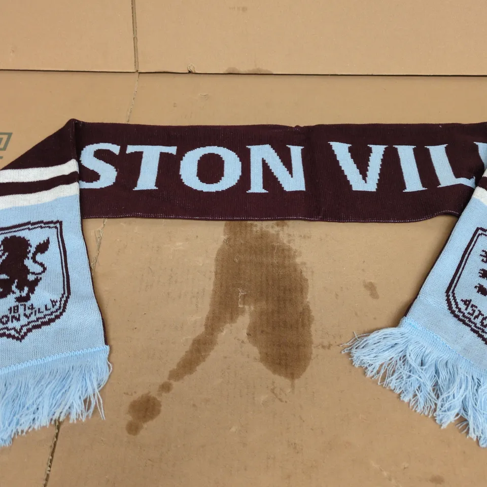 ASTON VILLA FOOTBALL CLUB SCARF – MAROON & LIGHT BLUE
