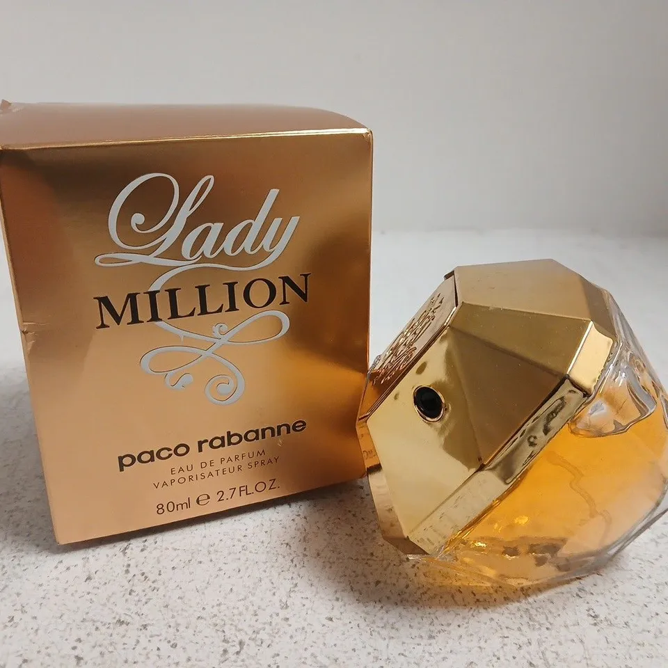 BOXED PACO RABANNE LADY MILLION EAU DE PARFUM 80ML