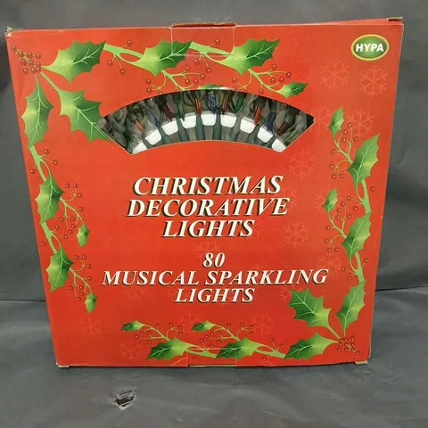 BOXED HYPA CHRISTMAS DECORATIVE MUSICAL SPARKLING LIGHTS