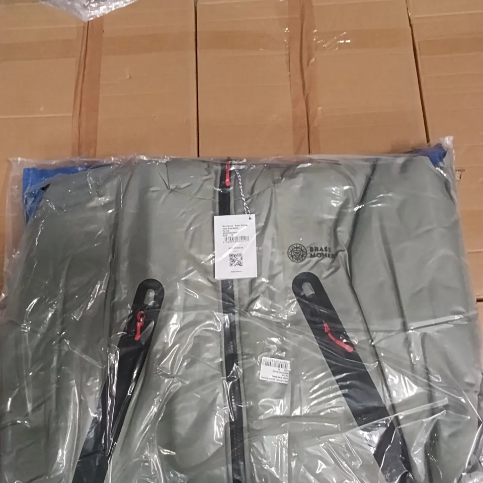 BRAND NEW BRASS MONKEY COAT - SAGE SIZE MEDIUM
