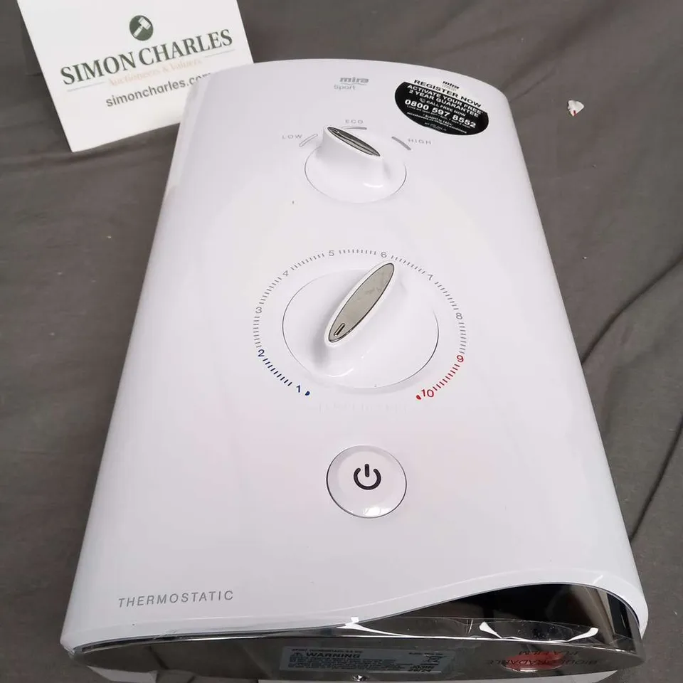 BOXED MIRA SPORT THERMOSTATIC ELECTRIC SHOWER