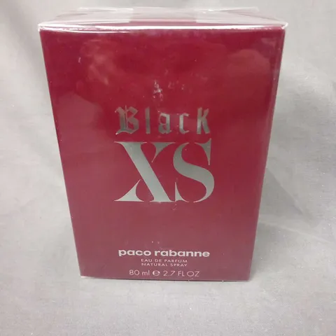 BOXED AND SEALED PACO RABANNE BLACK XS EAU DE PARFUM 80ML