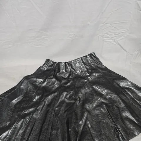 FRIENDS LIKE THESE PU MINI SKIRT - BLACK SIZE 8