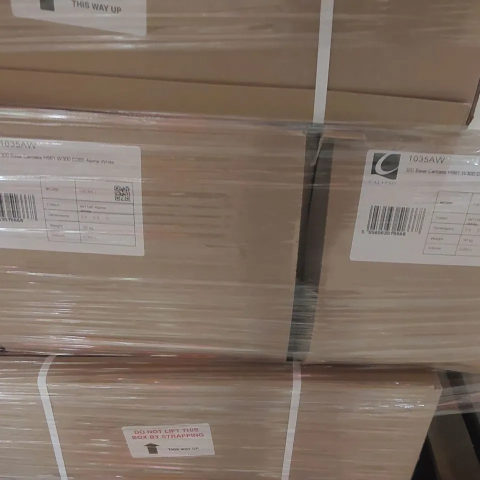 PALLET CONTAINING A LARGE QUANTITY OF ASSORTED BRAND NEW CALYPSO BASE CARCASSES, BASE UNITS ECT