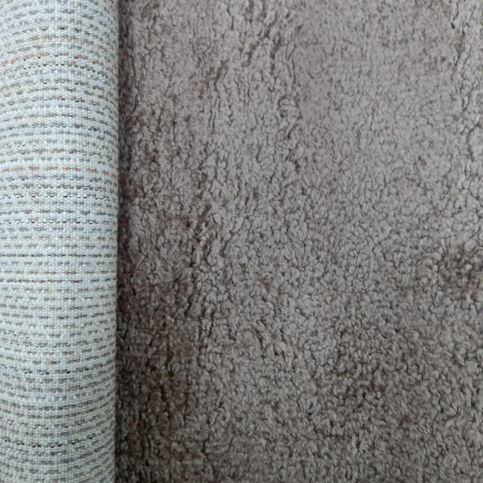 AYYILDIZ MODERN LIFE SHAGGY AREA RUG BEIGE BROWN 60 X 110CM