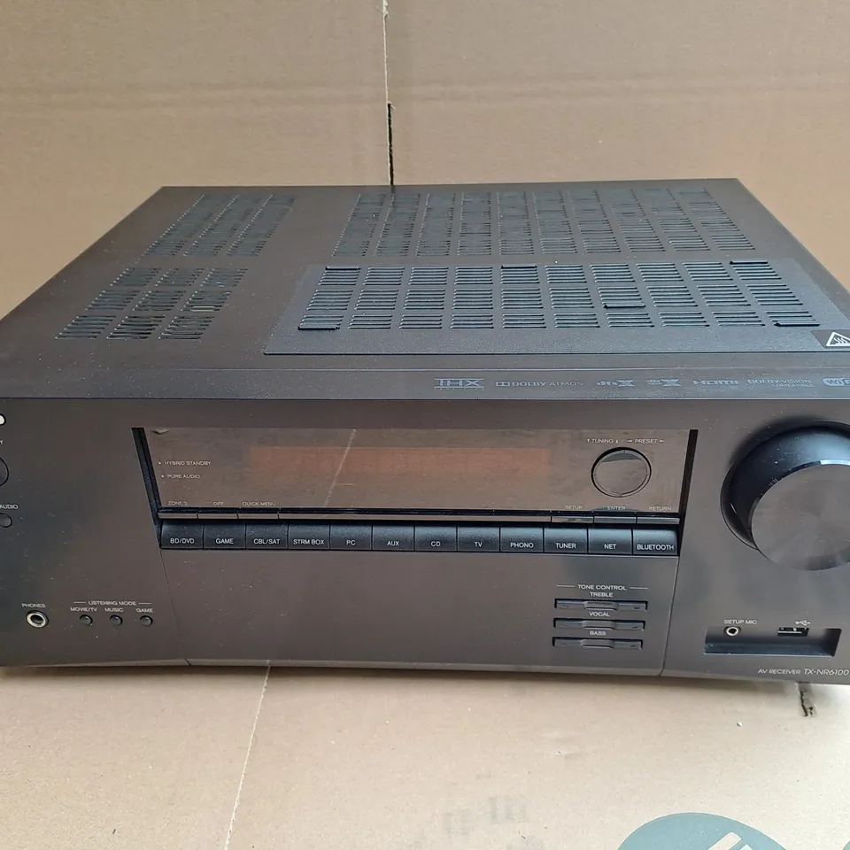 ONKYO TXNR6100 BLACK DOLBY ATMOS AND DTS:X HOME CINEMA, SURROUND SOUND, AV RECEIVER