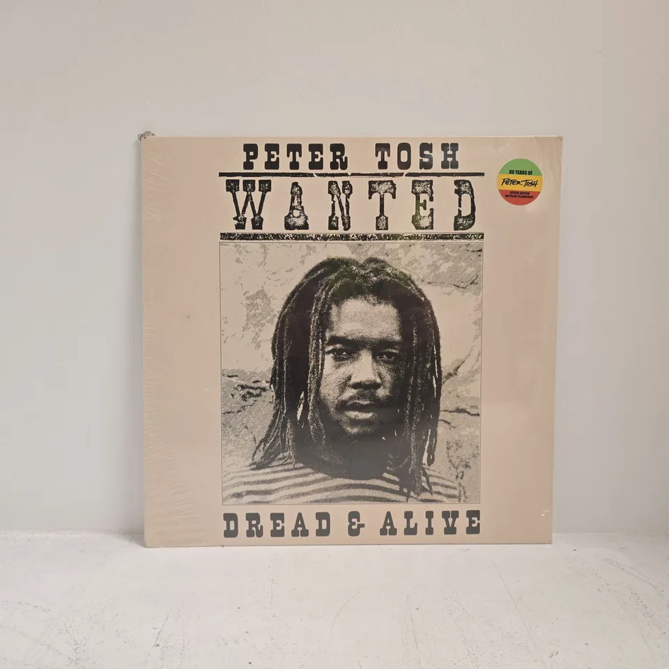 SEALED PETER TOSH WANTED DEAD & ALIVE VINYL
