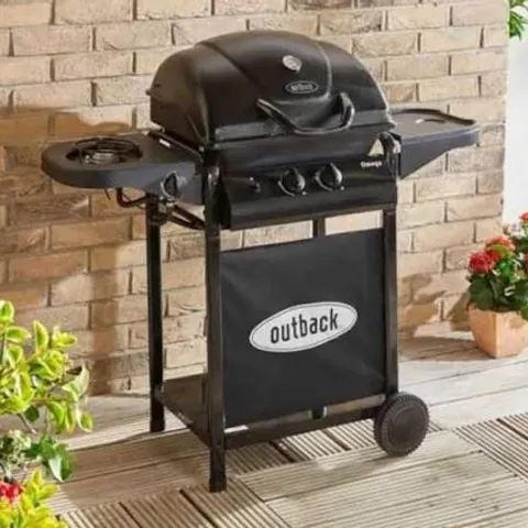 BOXED OMEGA 250 BLACK GAS BARBEQUE