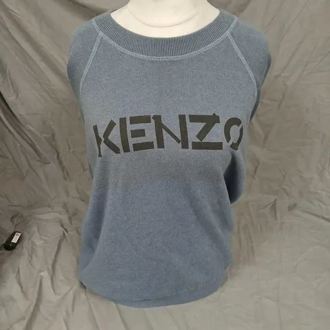 KENZO GARMENT-DYED SWEATSHIRT – GREY – SIZE S