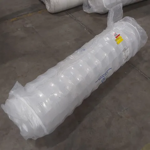 QUALITY BAGGED AND ROLLED 4'6" DOUBLE SERENITY HYBRID COIL AND MEMORY FOAM MATTRESS