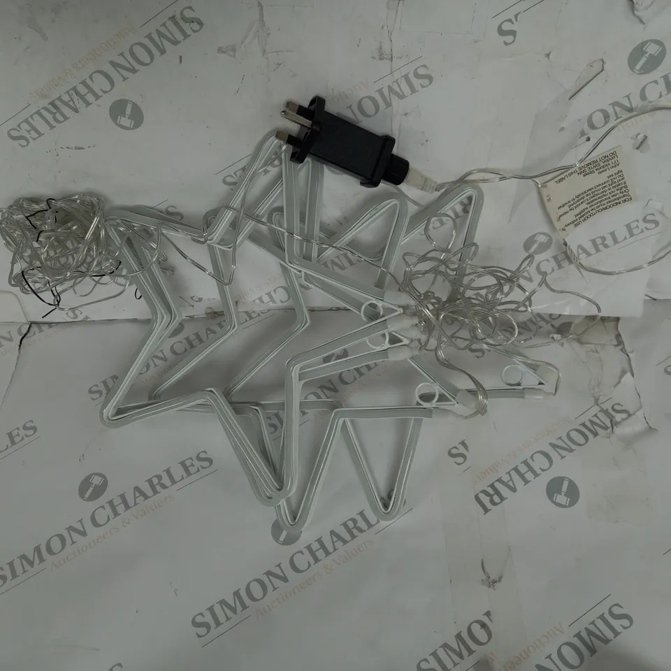 4 STAR LIGHT ICE WHITE NEON LEDS INDOOR AND OUTDOOR