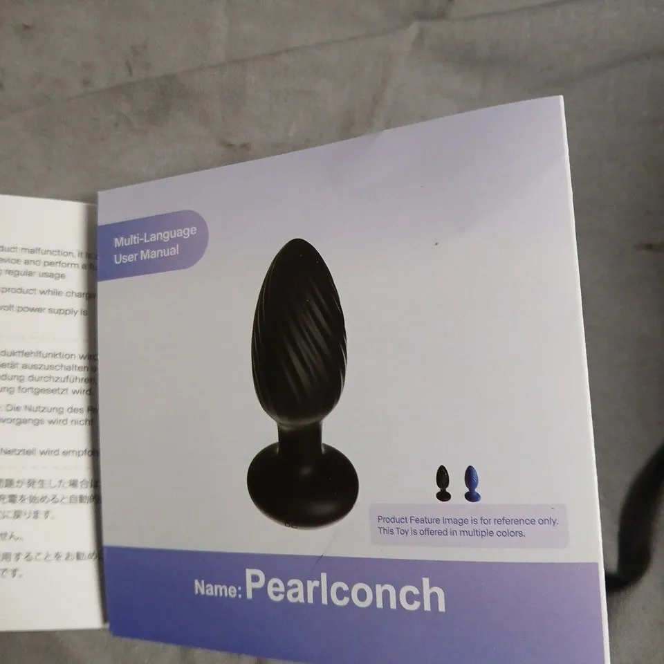 PEARLCONCH BLACK USB RECHARGEABLE SEX TOY