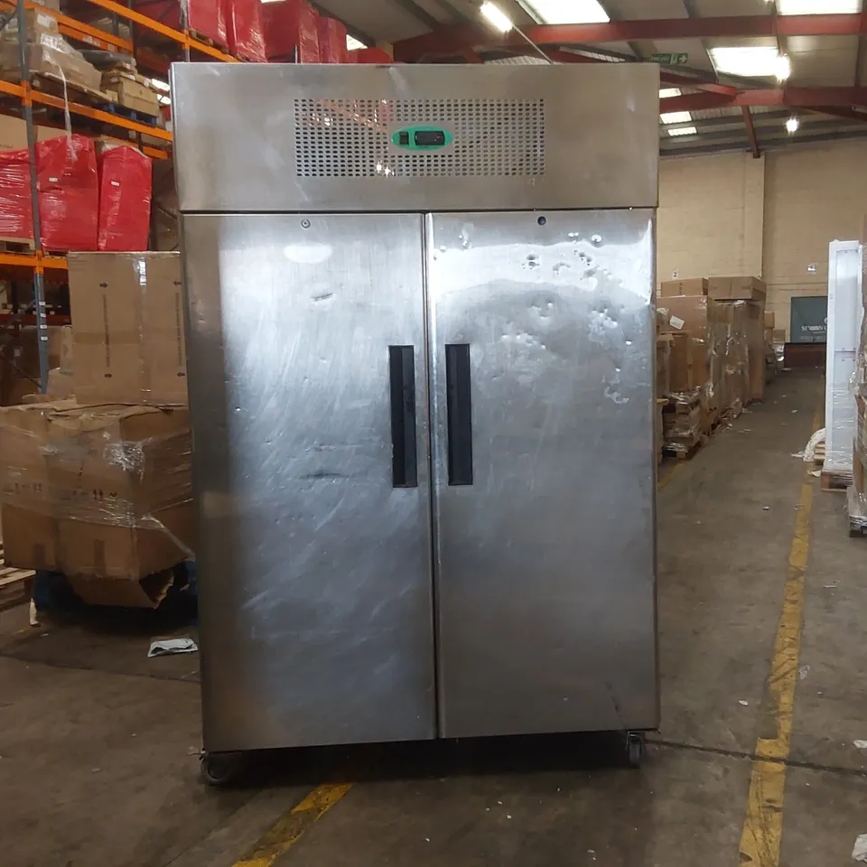GENFROST – STAINLESS STEEL DOUBLE DOOR UPRIGHT CHILLER/FRIDGE GEN1200H