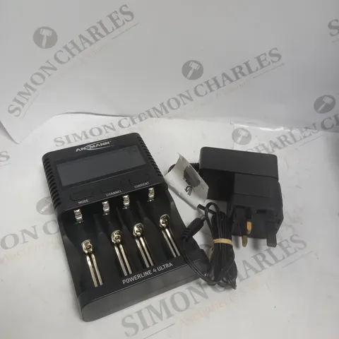 BOXED ANSMANN POWERLINE 4 ULTRA CHARGER