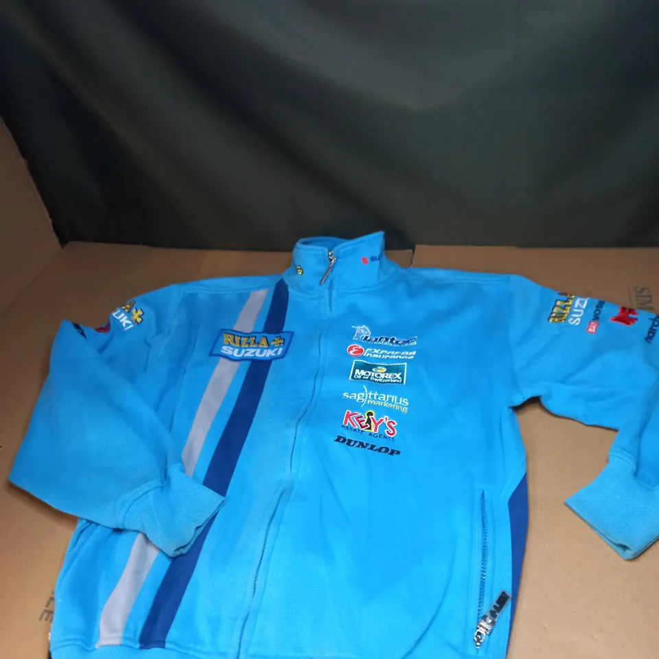 MENS SUZUKI BLUE JACKET SIZE L