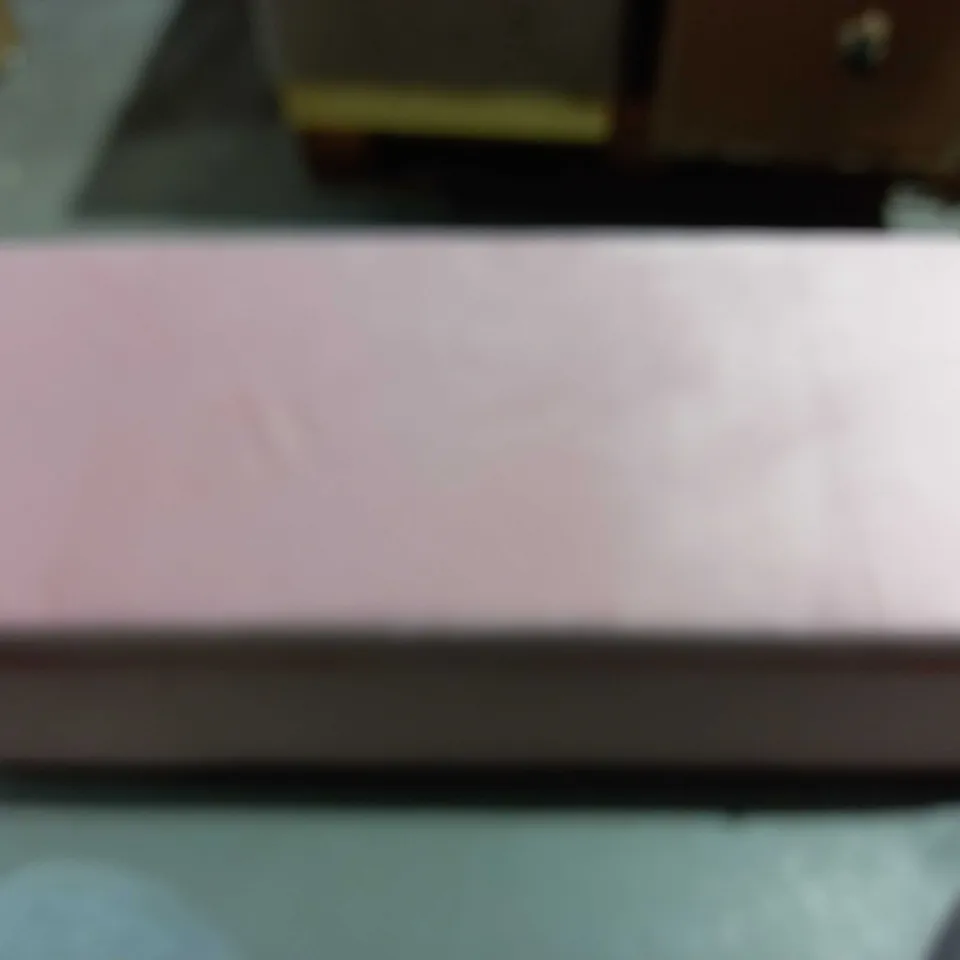 ALISON CORK ROSE VELVET OTTOMAN STORAGE BENCH PINK- collection only