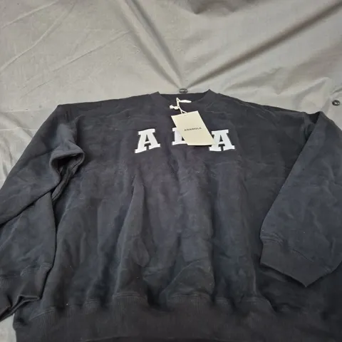 ADANOLA OVERSIZED SWEATSHIRT – BLACK, XL