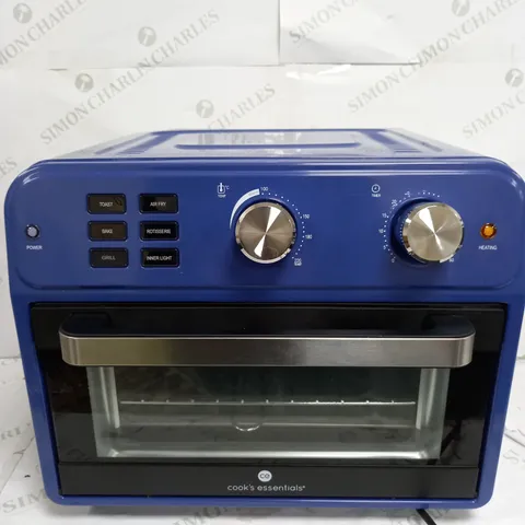 COOK'S ESSENTIAL 21-LITRE AIRFRYER OVEN IN BLUE