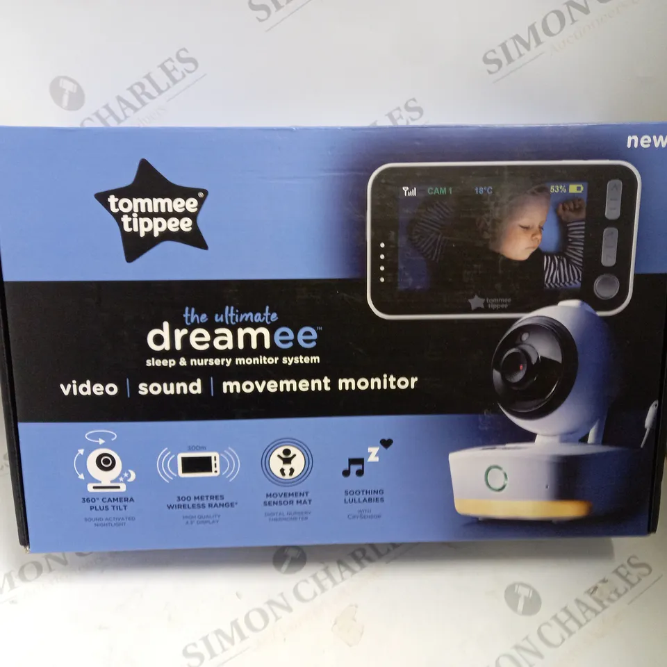 BOXED TOMMEE TIPPEE THE ULTIMATE DREAMEE VIDEO MONITOR