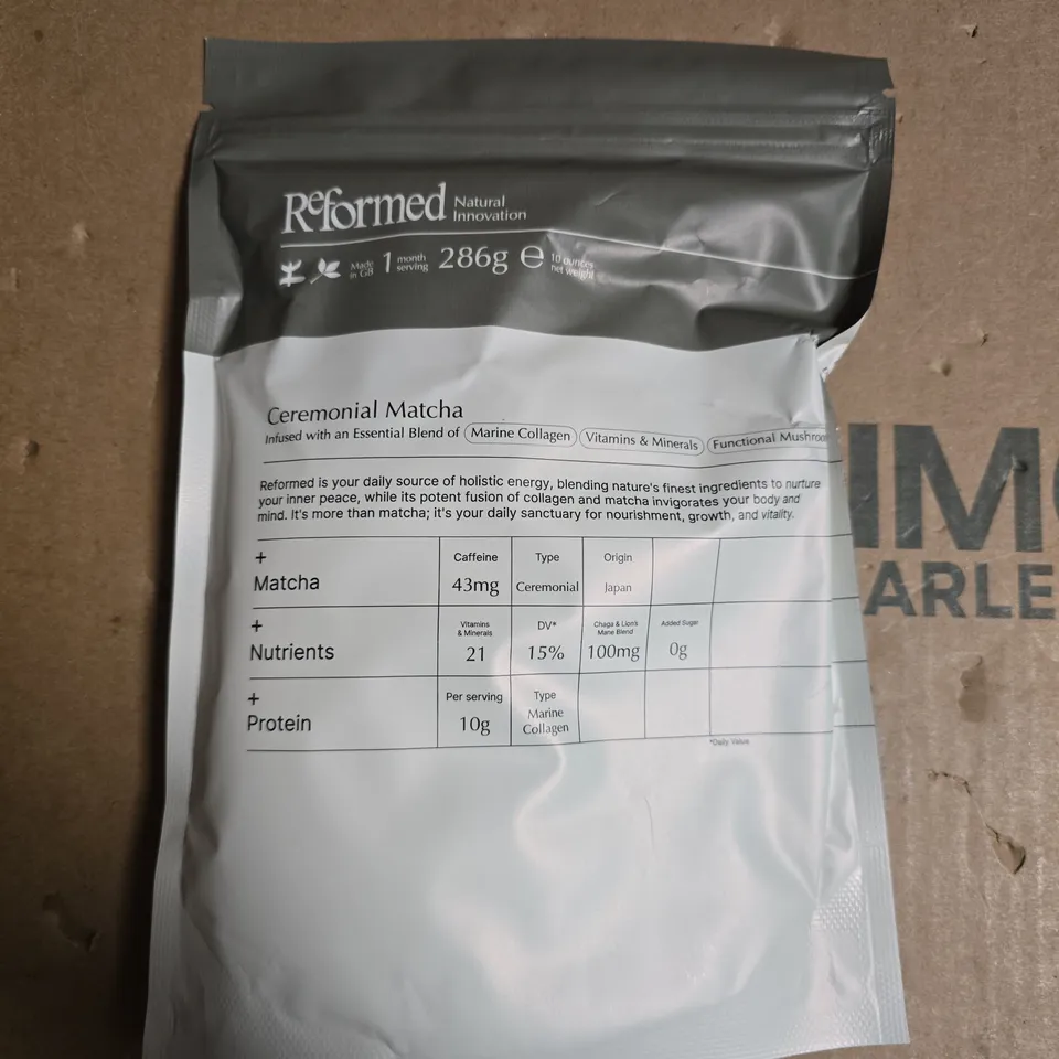 REFORMED CEREMONIAL MATCHA WITH MARINE COLLAGEN – 286G