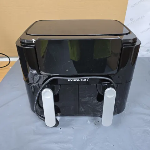 HOMESMART DOUBLE BASKET AIR FRYER – BLACK