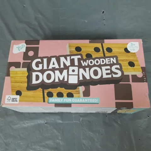 BOXED GIANT WOODEN DOMINOES 