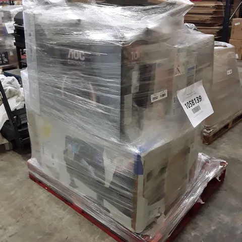 PALLET OF APPROXIMATELY 19 UNPROCESSED RAW RETURN MONITORS TO INCLUDE;